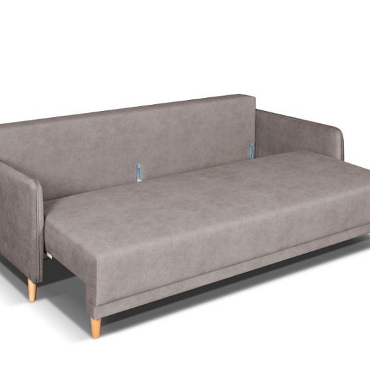 PEGY sedací souprava 3R+1+1, šedohnědá