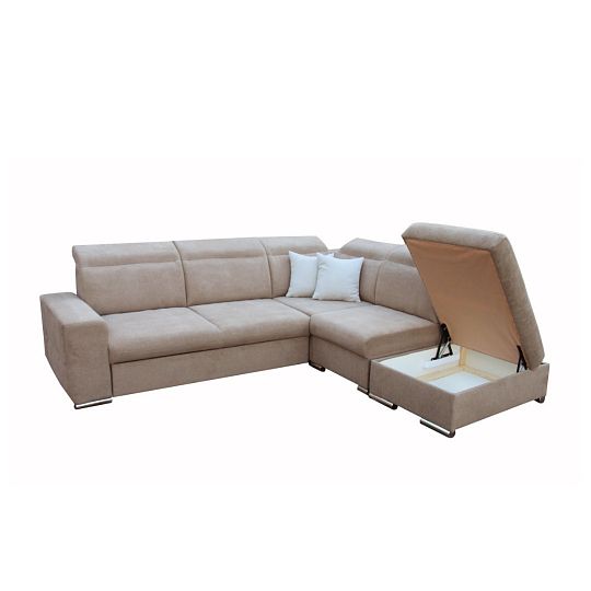 ROMEO rohová sedací souprava, levá, světle hnědá Brooklyn truffle