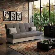 Alfa 2 pohovka, grafitová Kronos 34