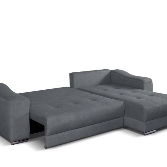 VALLETTA rohová sedací souprava, UNI, tmavě šedá