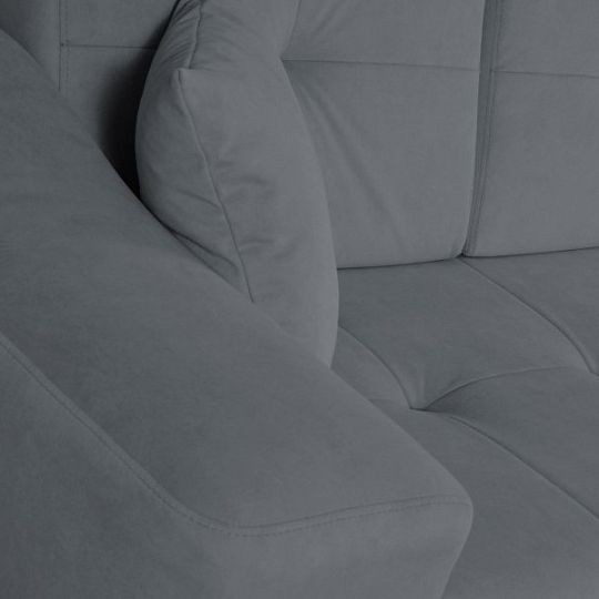 VALLETTA rohová sedací souprava, UNI, tmavě šedá