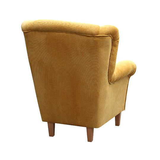 KRISTIÁN křeslo, hořčicová