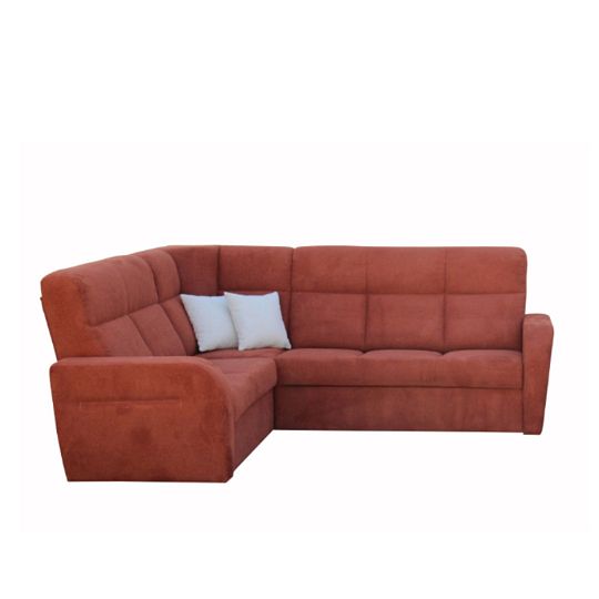 HENRI rohová sedací souprava, pravá, terracota Brooklyn brick