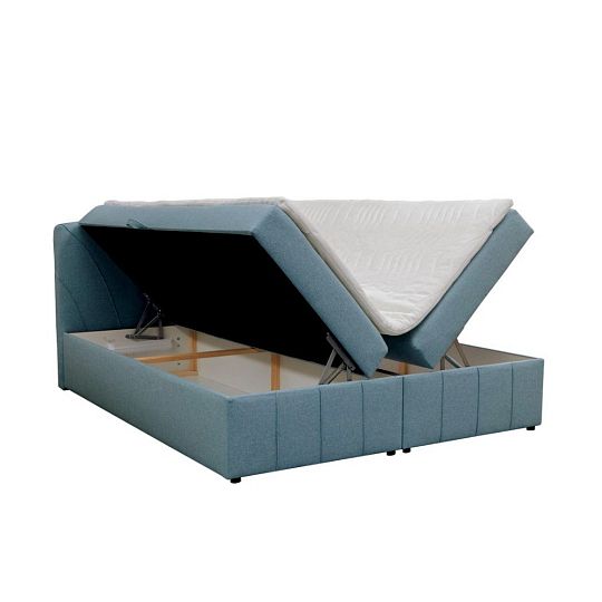 KRÉTA čalouněná postel 180, světle modrá