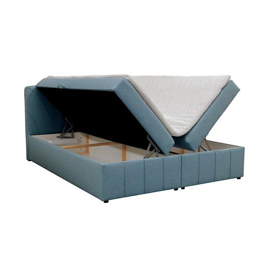 KRÉTA čalouněná postel 180, krémová