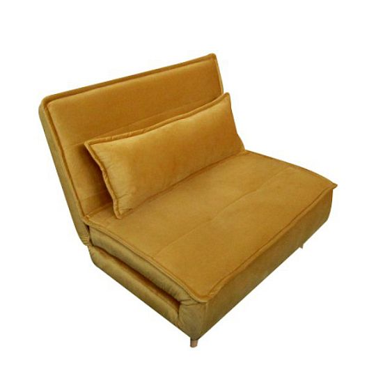 CHILLA 6 rozkládací pohovka 100 cm, hořčicová CR22 mustard