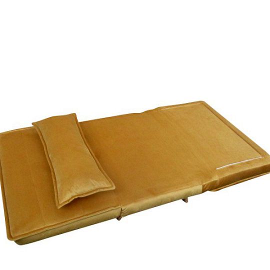 CHILLA 6 rozkládací pohovka 100 cm, hořčicová CR22 mustard