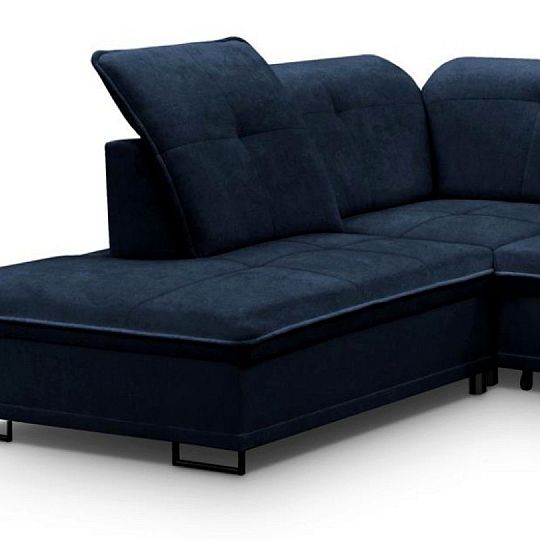 BAHAMY U sedací souprava, pravá, tmavě modrá Rosario 465