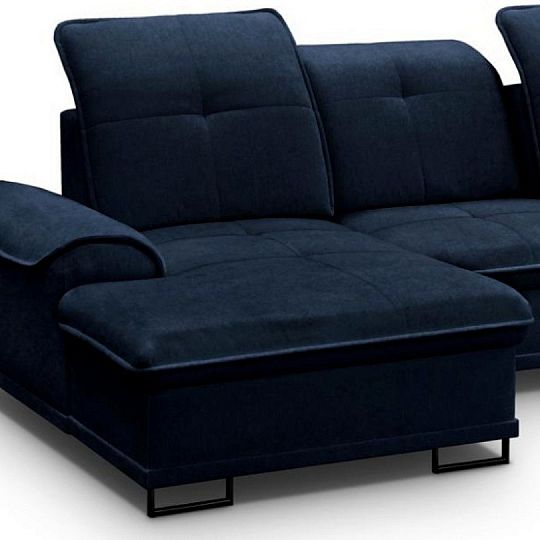 BAHAMY U sedací souprava, levá, tmavě modrá Rosario 465