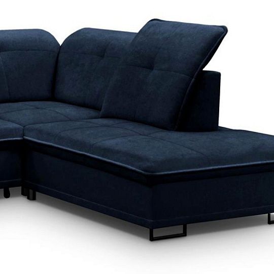 BAHAMY U sedací souprava, levá, tmavě modrá Rosario 465