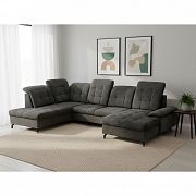 BAMAKO U sedací souprava, pravá, grafit Rosario 458