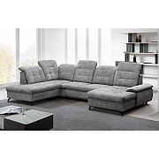 BAMAKO U sedací souprava, pravá, světle šedá Rosario 452