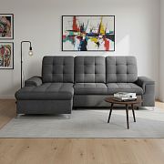 ADRIANA rohová sedací souprava, pravá, šedá Vogue 15