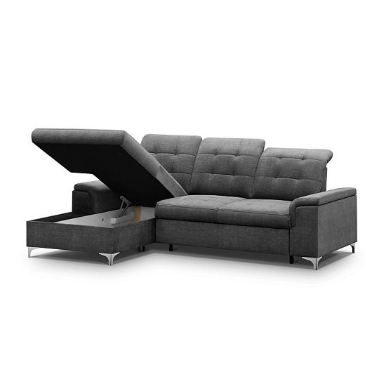 ADRIANA rohová sedací souprava, pravá, šedá Vogue 15