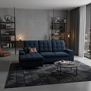 ADRIANA rohová sedací souprava, pravá, tmavě modrá Vogue 13