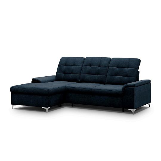 ADRIANA rohová sedací souprava, pravá, tmavě modrá Vogue 13