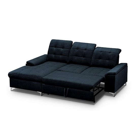 ADRIANA rohová sedací souprava, pravá, tmavě modrá Vogue 13