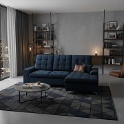 ADRIANA rohová sedací souprava, levá, tmavě modrá Vogue 13