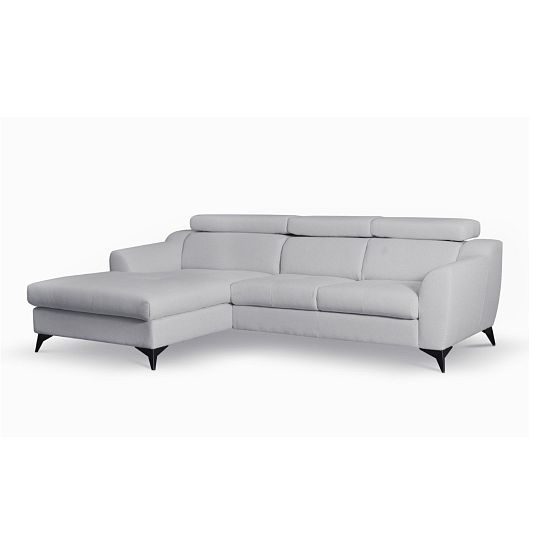 PRESTIGE rohová sedací souprava, pravá, smetanová Solid 80