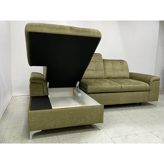 ADRIANA rohová sedací souprava, pravá, olivová Vogue 10