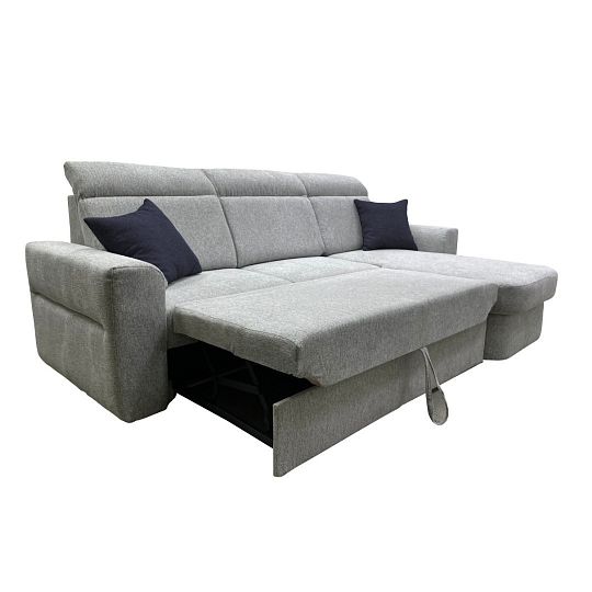 PALMARA rohová sedací souprava, levá, světle šedá Diosa 84