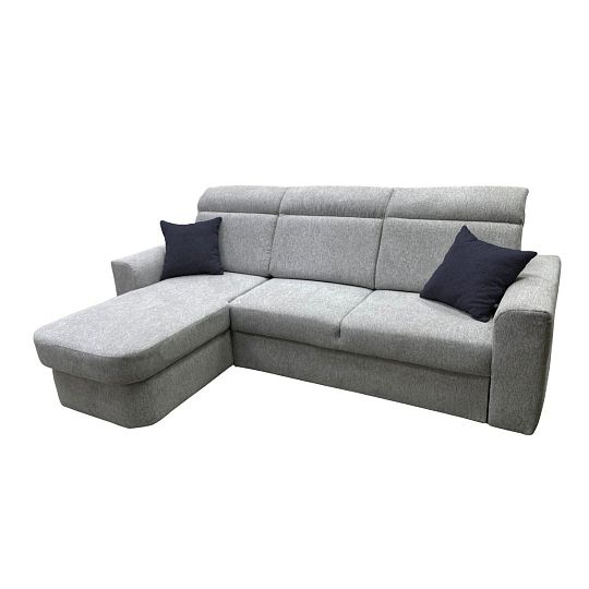 PALMARA rohová sedací souprava, pravá, světle šedá Diosa 84