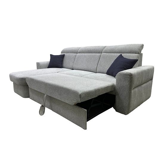 PALMARA rohová sedací souprava, pravá, světle šedá Diosa 84