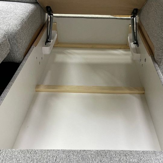 PALMARA rohová sedací souprava, pravá, světle šedá Diosa 84