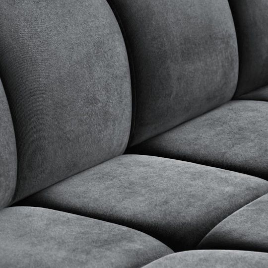 GEMMA rohová sedací souprava, levá, tmavě šedá Bluvel 14