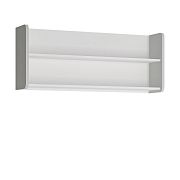 FULIA P02 police, bílá alpská/světle šedá