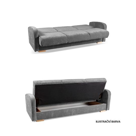 LAOSA rozkládací pohovka, čokoládová Matana 20