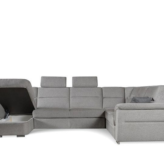 AVATAR sedací souprava do U, levá, světle šedá Matana 05