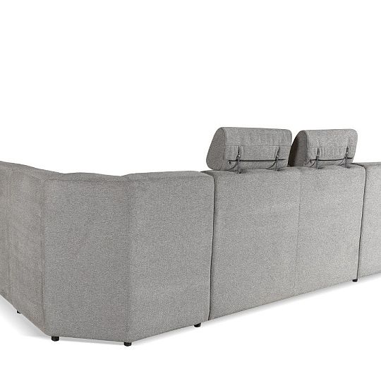 AVATAR sedací souprava do U, levá, světle šedá Matana 05