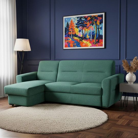 AMELIE sedací souprava, pravá, zelená Matana 23