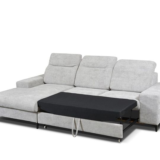 VALENCIE NEW rohová sedací souprava, pravá, šedá