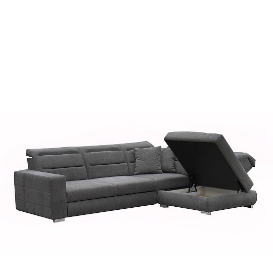 OPTIMA rohová sedací souprava, levá, Matana 04 šedá