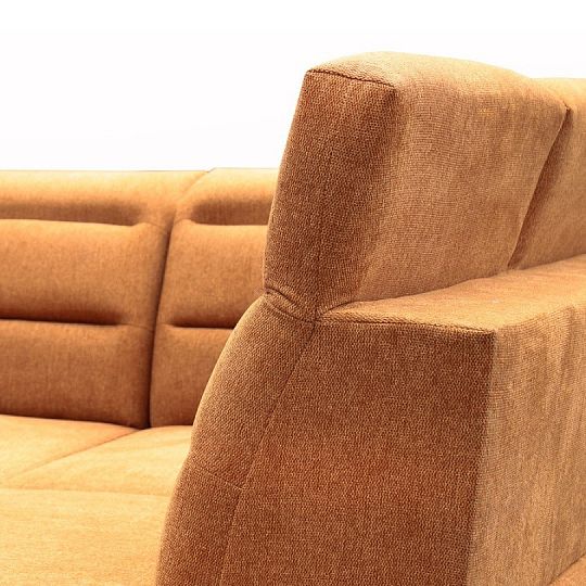 OPTIMA rohová sedací souprava, levá, Matana 08 skořicová