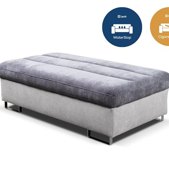 ROMANTIKA taburet, šedivá