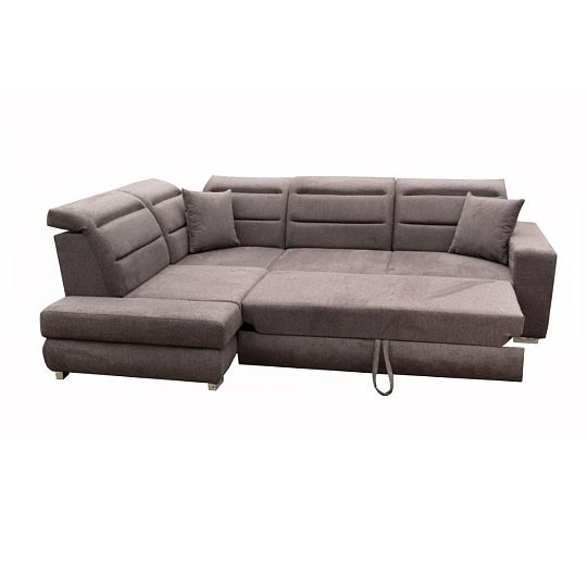 OPTIMA rohová sedací souprava, pravá, Matana 20 čokoládová