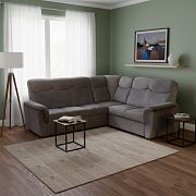 Palermo rohová sedací souprava, levá, hnědá Vogue 05