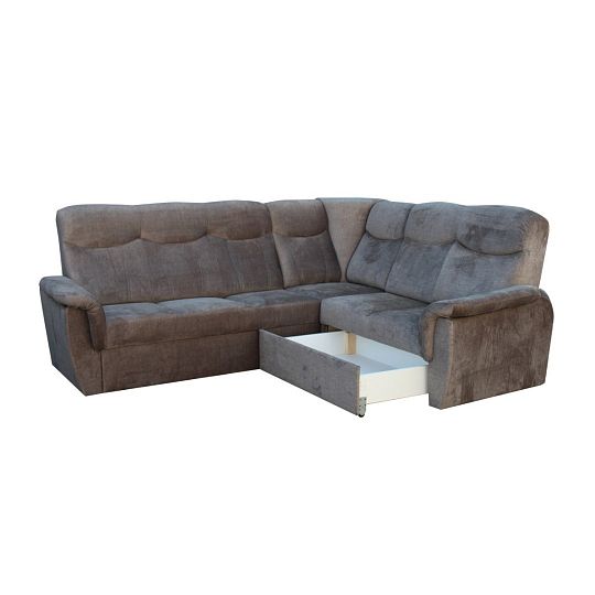 Palermo rohová sedací souprava, levá, hnědá Vogue 05