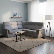 Palermo rohová sedací souprava, pravá, světle šedá Vogue 14