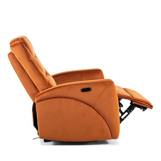 KERBIN relaxační křeslo - elektrické, skořicová