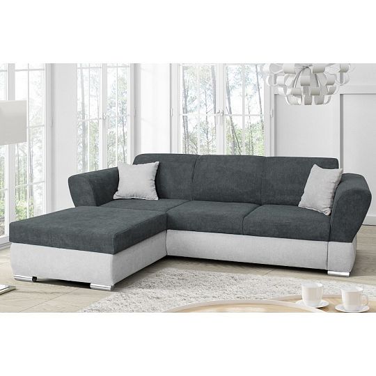 VIVIEN rohová sedací souprava, pravá, tmavě šedá/světle šedá Matana 05