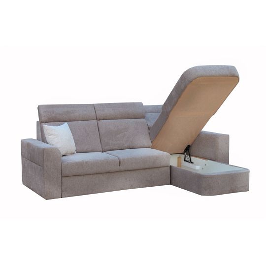 PALMARA rohová sedací souprava, levá, hnědá Diosa 19