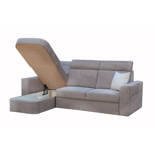 PALMARA rohová sedací souprava, pravá, hnědá Diosa 11