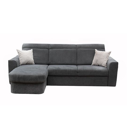 PALMARA rohová sedací souprava, pravá, tmavě šedá Diosa 93