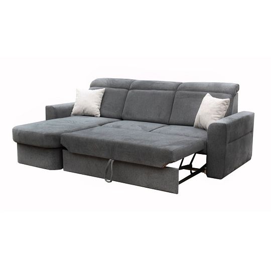 PALMARA rohová sedací souprava, pravá, tmavě šedá Diosa 93