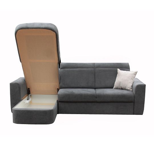 PALMARA rohová sedací souprava, pravá, tmavě šedá Diosa 93