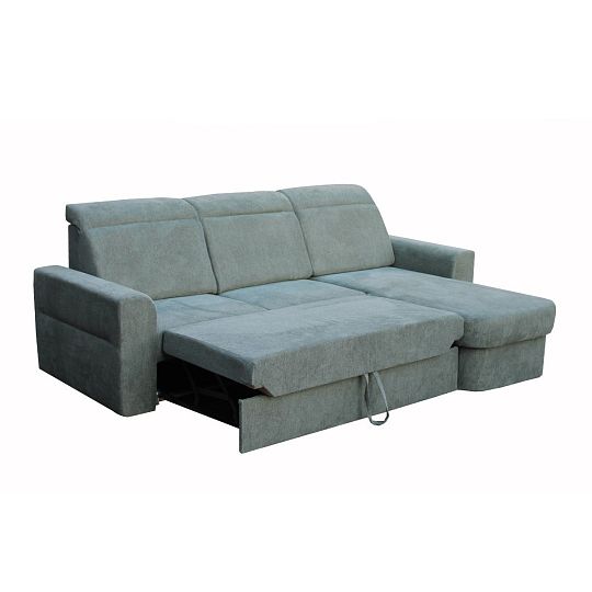 PALMARA NEW rohová sedací souprava, levá, tmavě zelená Diosa 34